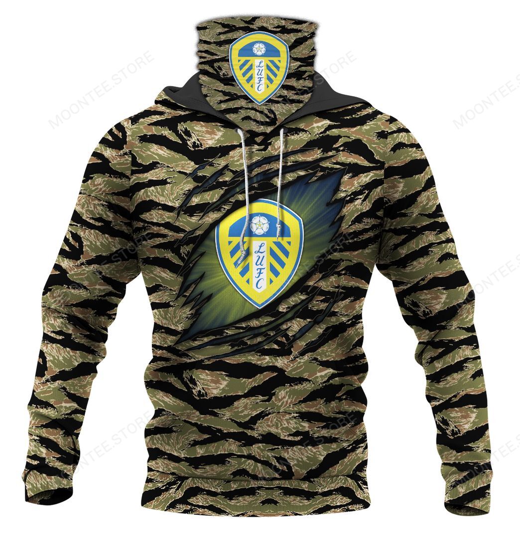 09LeedsUnited005 | Tiger Camouflage | CUSTOMIZE YOUR NAME & NUMBER | HOT SALE 3D PRINTED