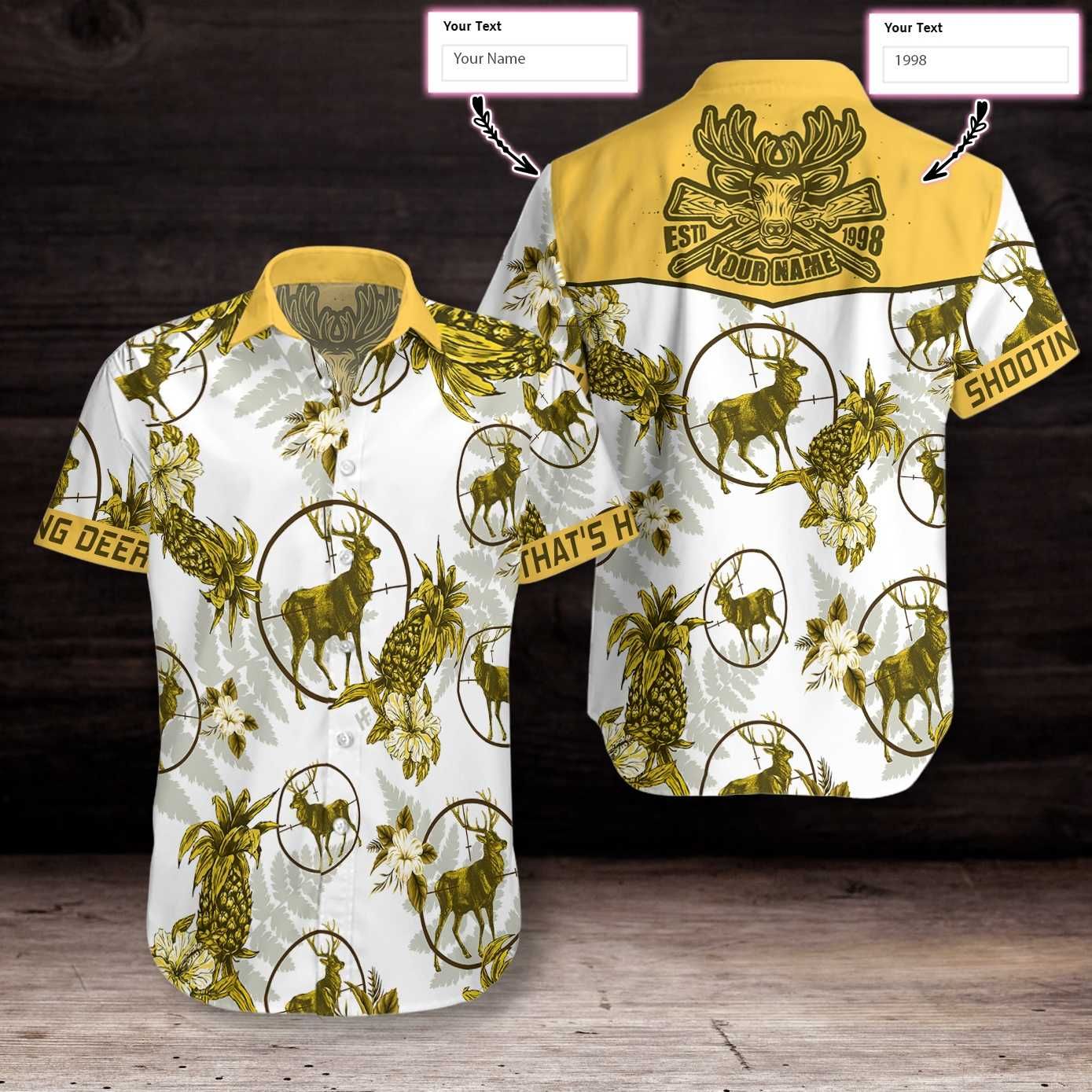 Shooting Deer How I Roll 1812 Custom Hawaii Shirt Ha75872