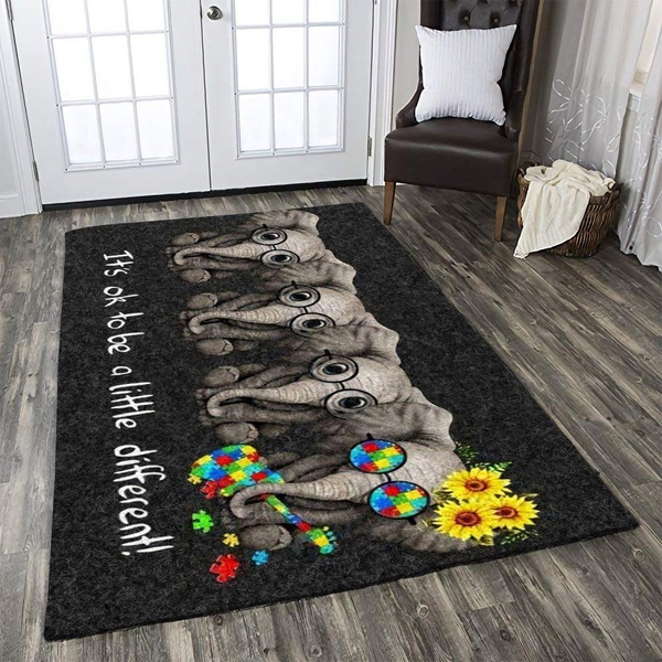 Autism Elephant Rug RCDD81F38031