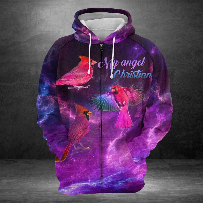 Cardinal Purple Sky Custom T2605 – All Over Print Zip Hoodie