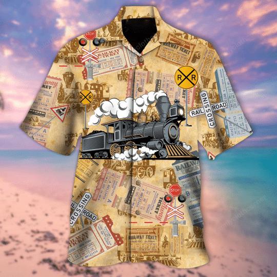 Amazing Western Railway Locomotive Hawaiian Shirt | For Men & Women | Adult | Hw4005