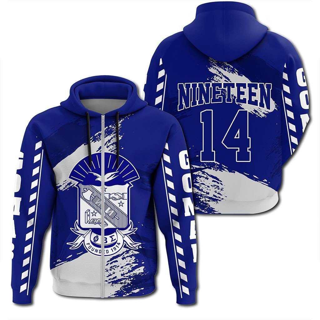 Fraternity Hoodie – Phi Beta Sigma Nineteen Zip Hoodie