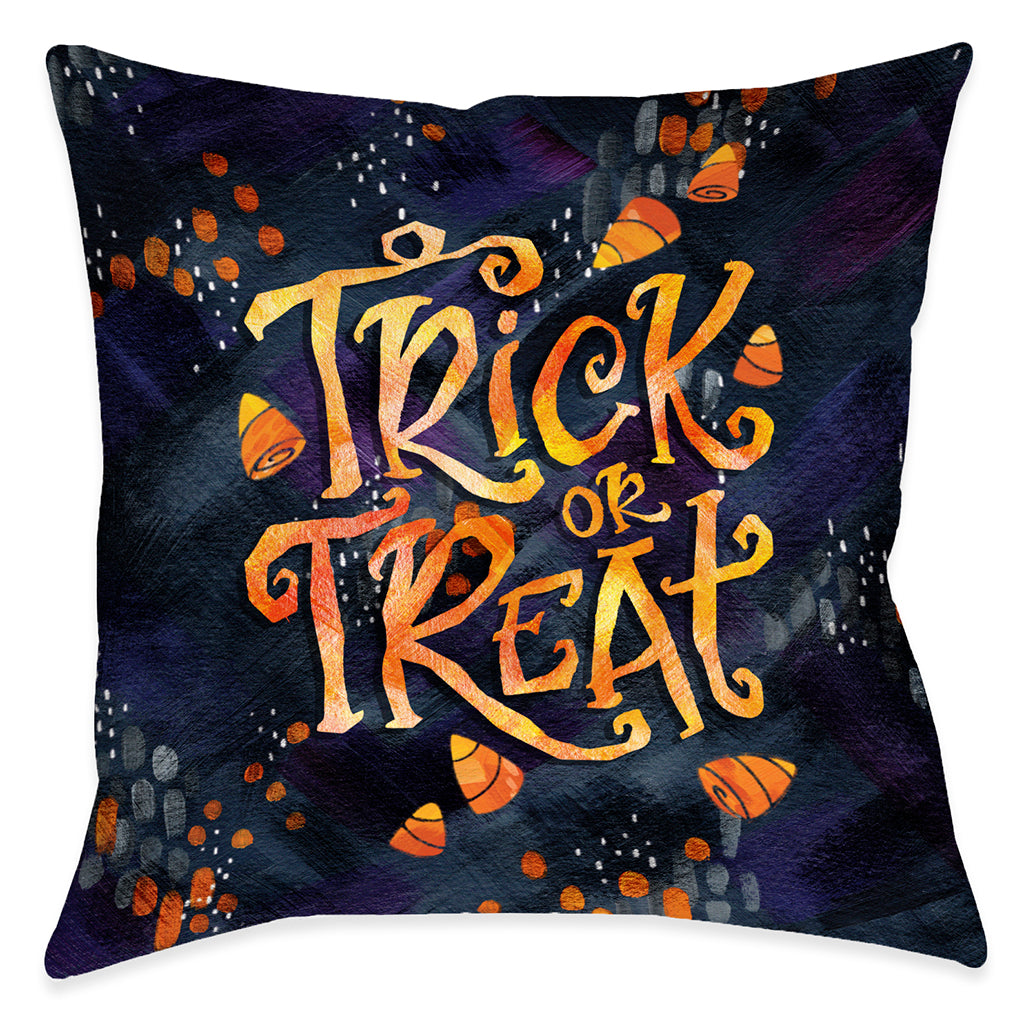 Candy Corn Treat Indoor Decorative Pillow