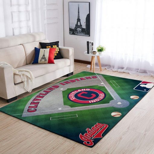 Cleveland Indians Sku 265265 Area Rug Living Room Rug Home Decor Carpets