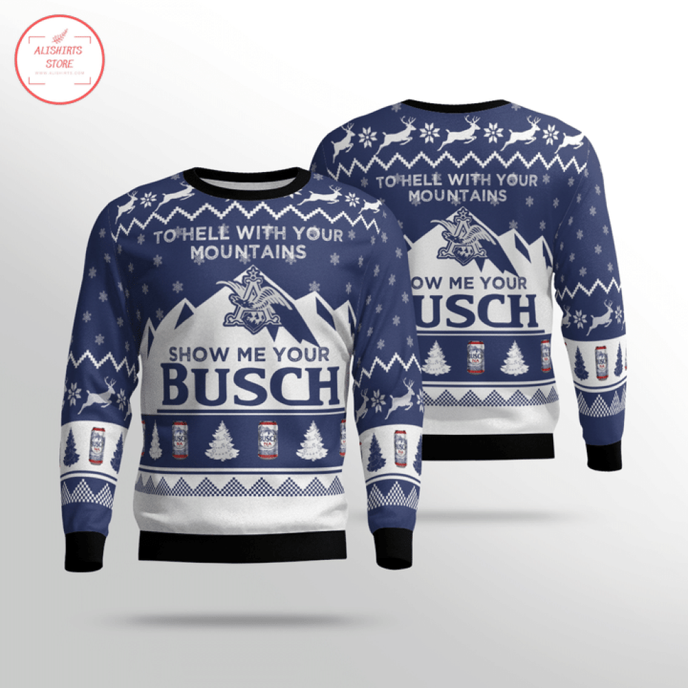 Show Me Your Noel Busch Ugly Christmas Sweater