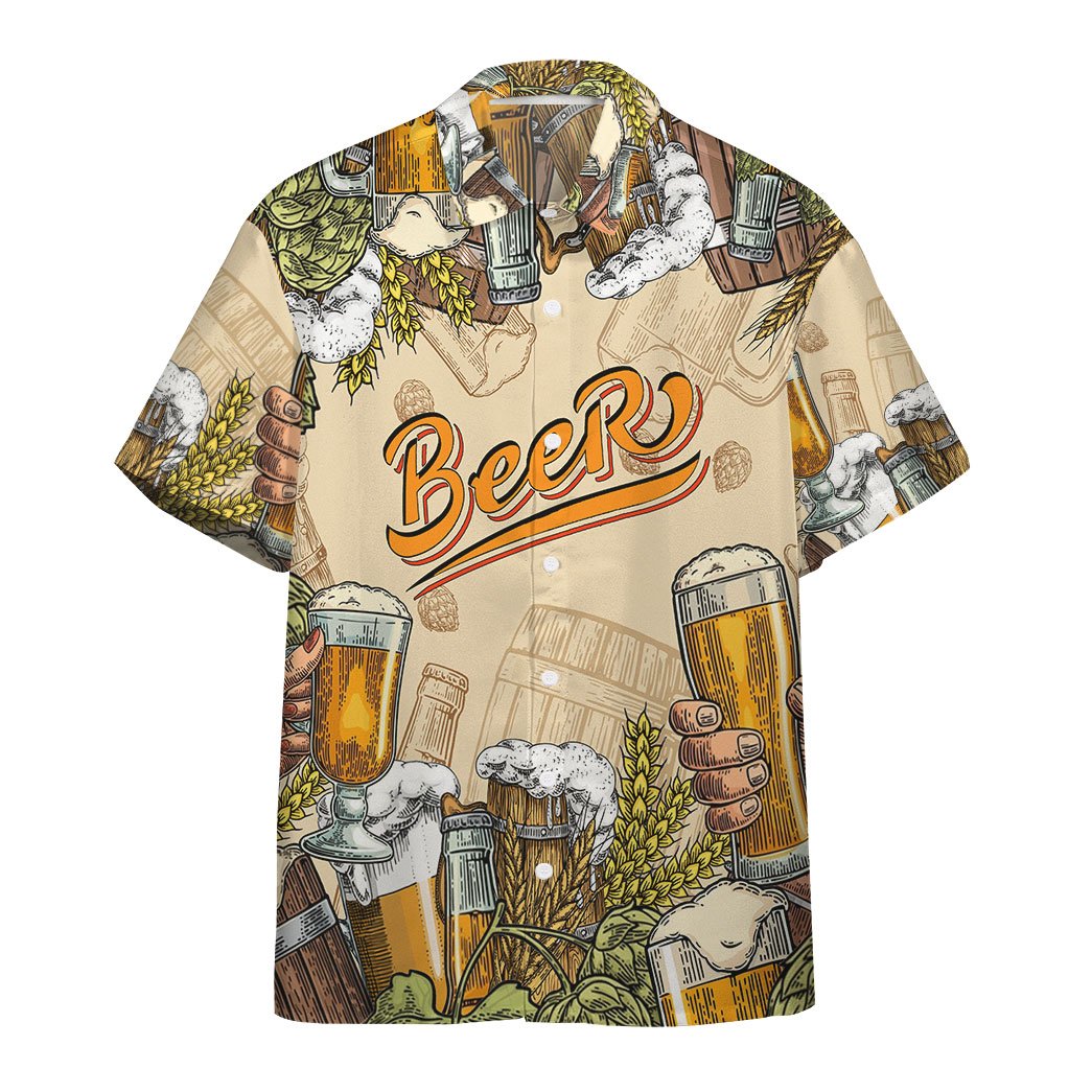 Gearhumans Beer Custom Hawaiian Shirt Ha86384