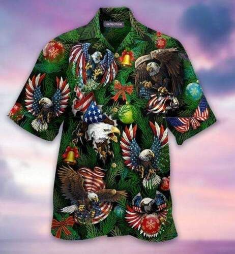 Eagles Patriotism Xmas Hawaii Shirt Unisex Adult Ha107992