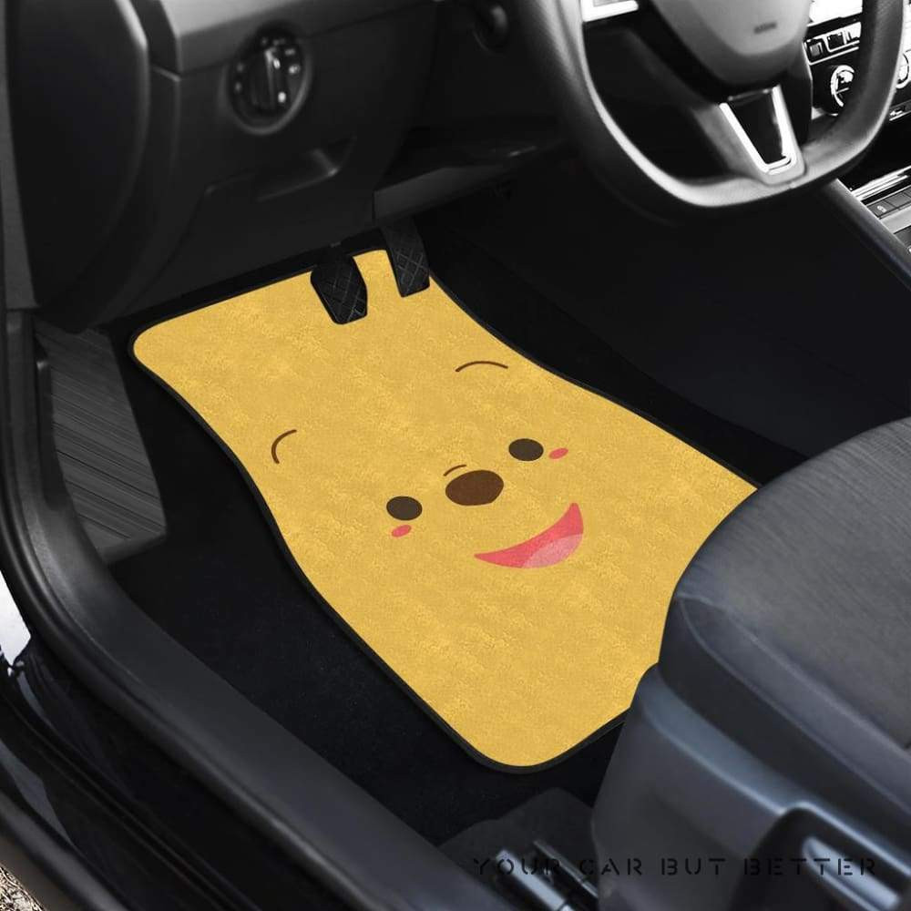 Pooh Face Car Floor Mats 110619 Personalized Car Seat Floor Mat Custom Print