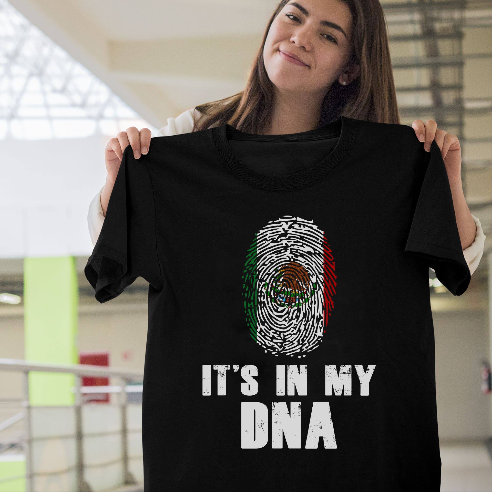 Mexico Mexican It’S In My Dna Pride Gift Standard/Premium T-Shirt