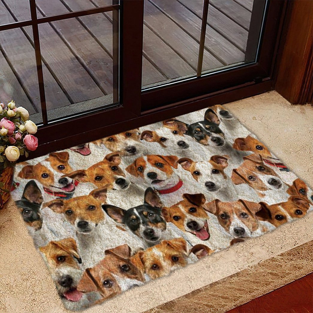 Tmarc Tee A Bunch Of Jack Russell Terriers Doormat