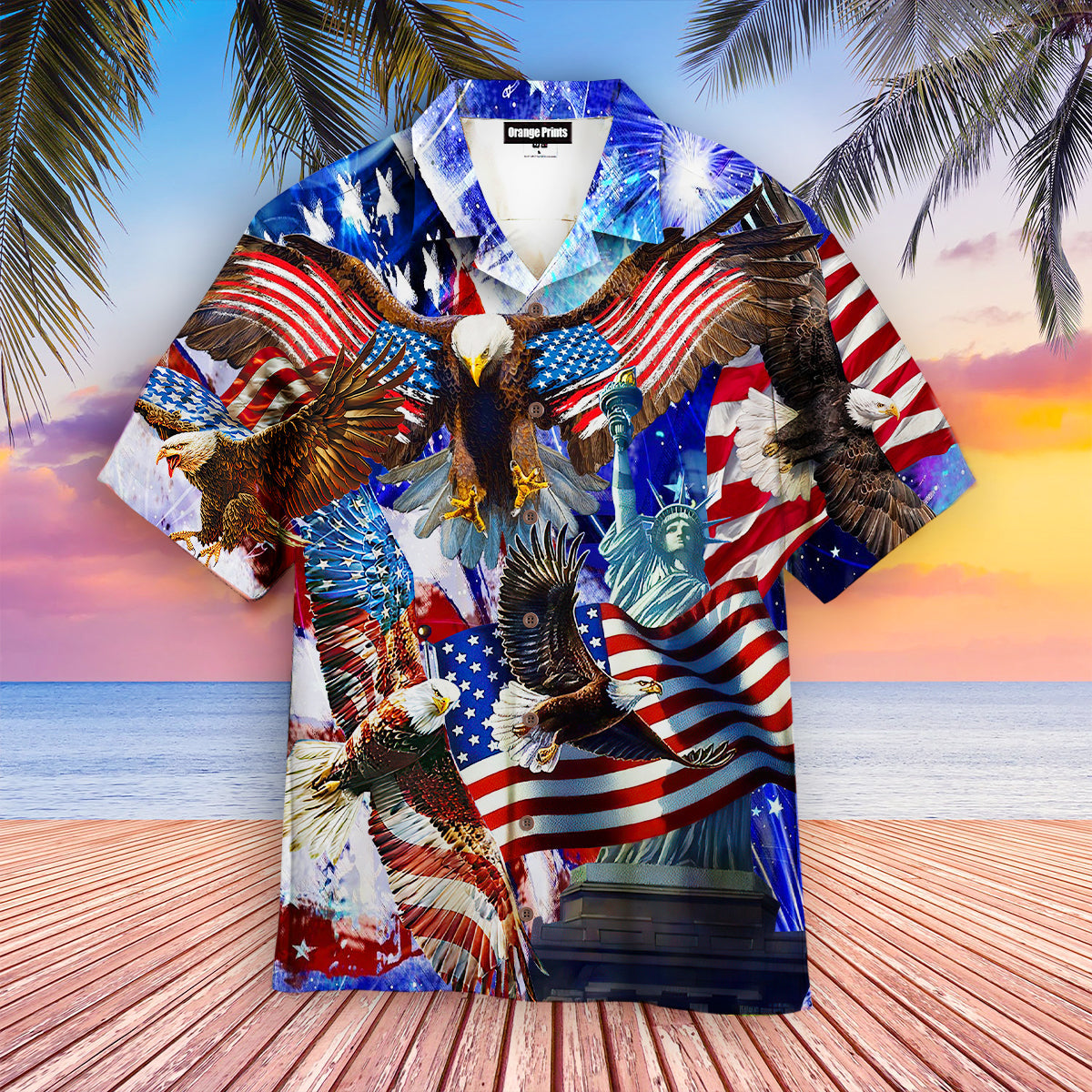 Of July Happy Independence Day Hawaii Shirt For Men And Women Ha57998