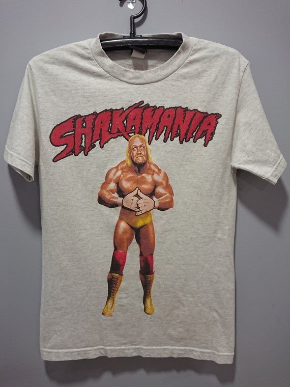 Vintage Shakamania Parody Hollywood Hulk Hogan Shirt America Hero Wcw Wwe Nwo Wwf Shirt