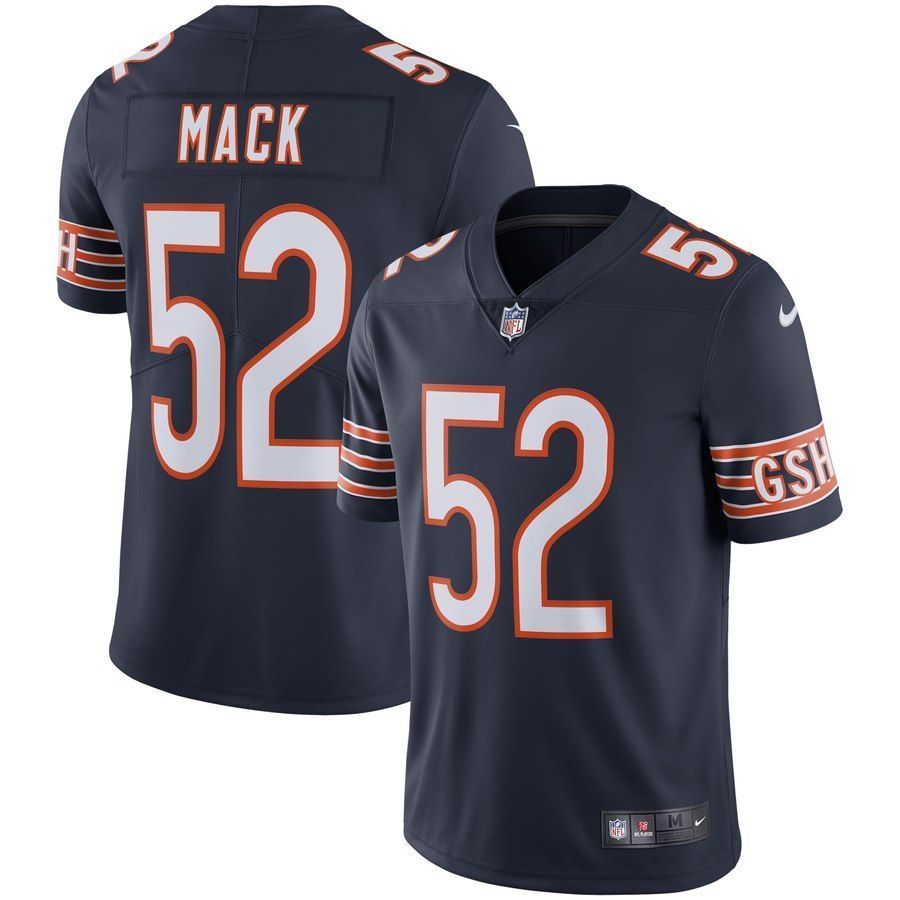 Khalil Mack Chicago Bears Vapor Limited Jersey Navy 2019