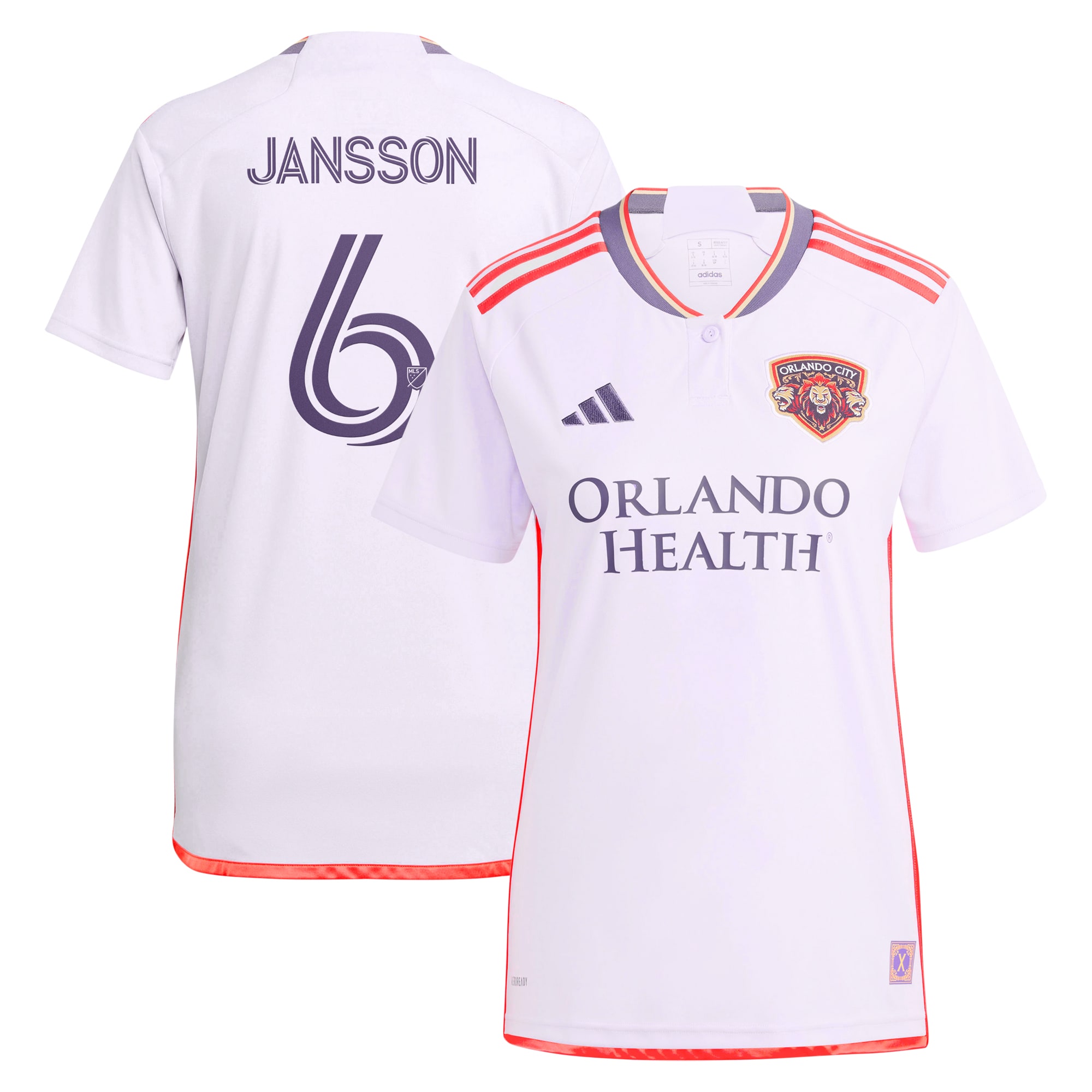 Robin Jansson Orlando City SC Women's 2024 Legacy Kit Replica Player Jersey  Purple