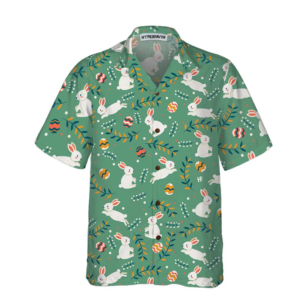 Easter Egg And Bunny Hawaii Shirt For Men Women Ha105067