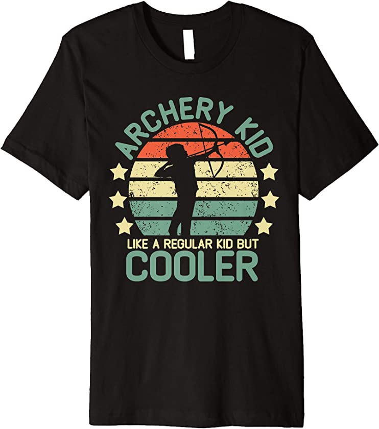 archery kids shirt funny archery vintage bow hunting Archer Premium T-Shirt