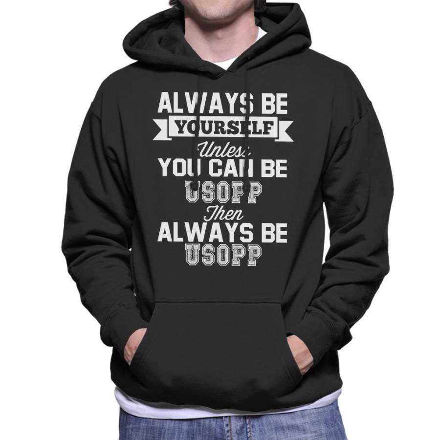 Always Be Yourself Usopp One Piece Men’s Hooded Sweatshirt
