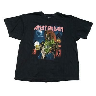 Vintage Iron Maiden Amsterdam Graphic T-shirt – S/m 6516