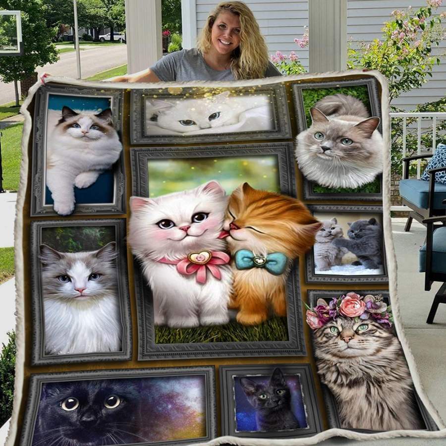 Kittens Love  – 3D Huge Cat Blanket