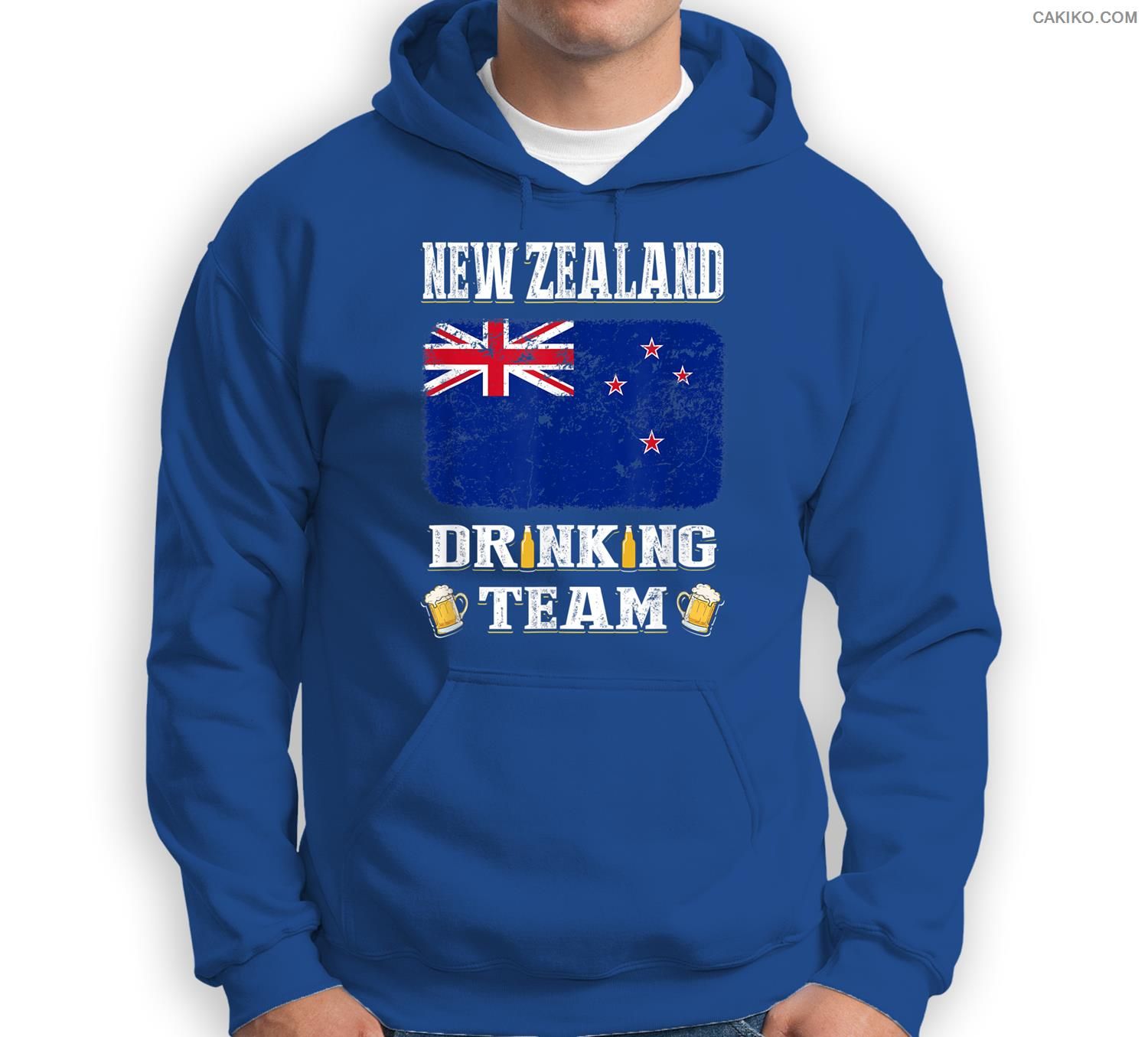 New Zealand Drinking Team Funny Beer Sweatshirt & Hoodie