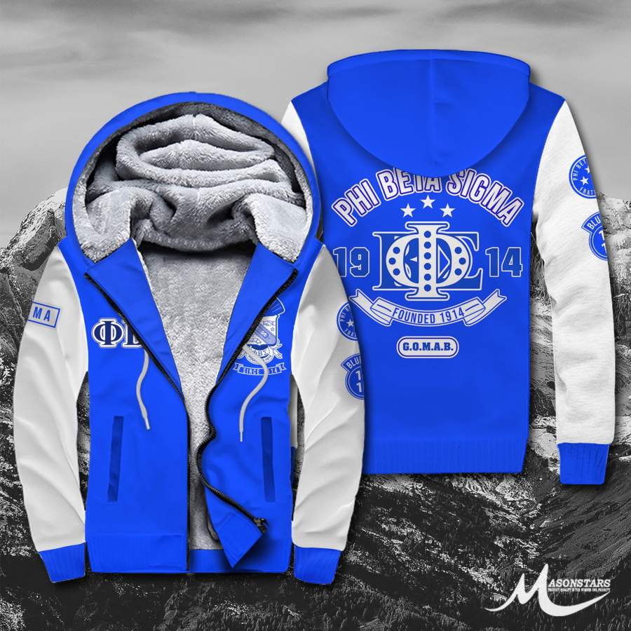 Phi Beta Sigma Fleece Zip Hoodies 231020195