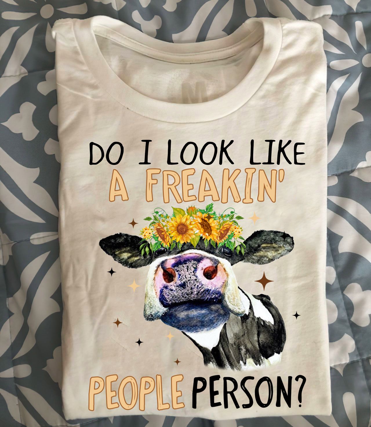 Cow People Person T-shirt