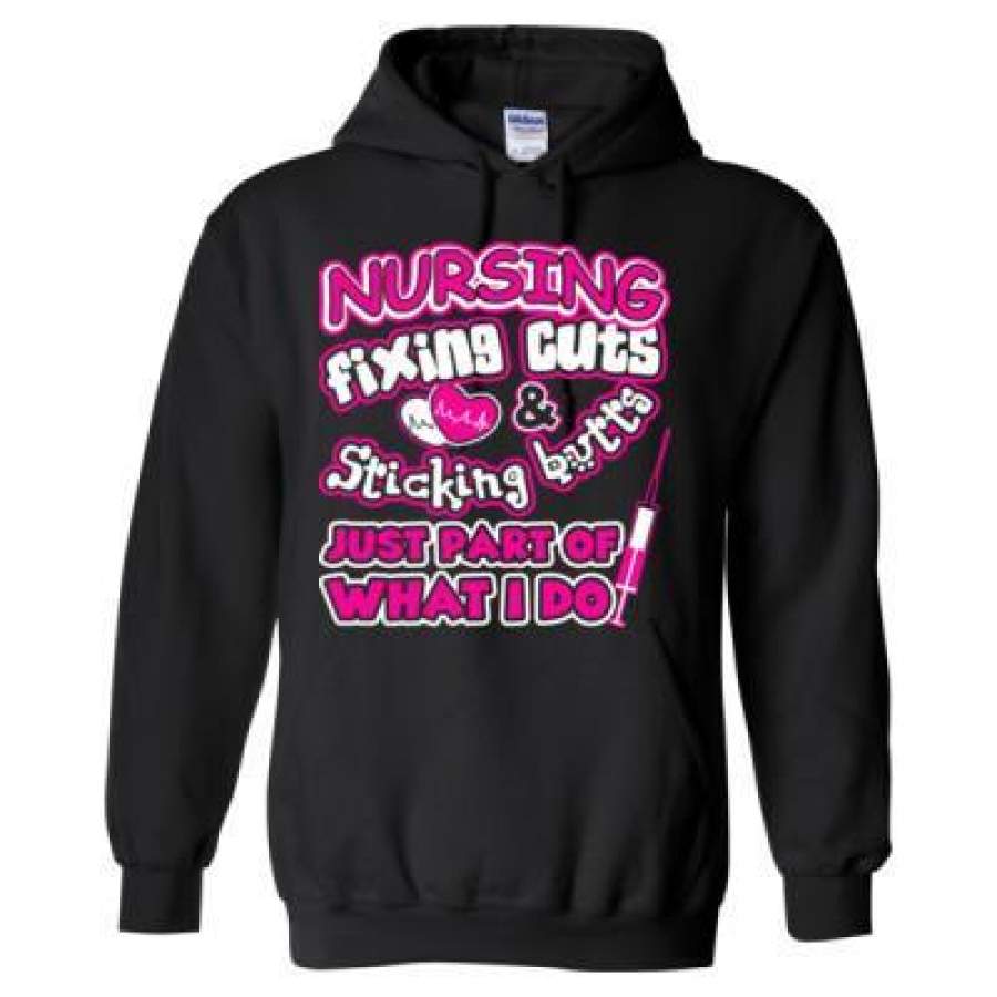 AGR Nursing Fixing Cuts and Sticking butts just part of what i do – Heavy Blend™ Hooded Sweatshirt