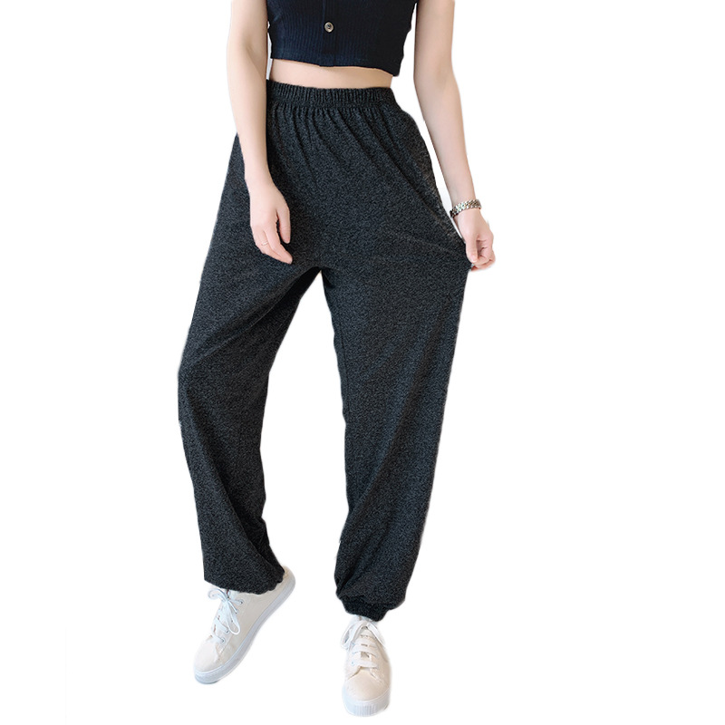 2XL-7XL брюки женские New Plus Fat Large Size Home Wear Wide Leg Sleep Trousers Spring Autumn Cotton Pants Female Pijama Mujer alx