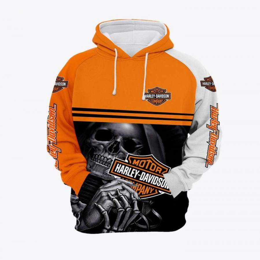 Tm1909 – Harley Davidson Hoodie All Over Printed