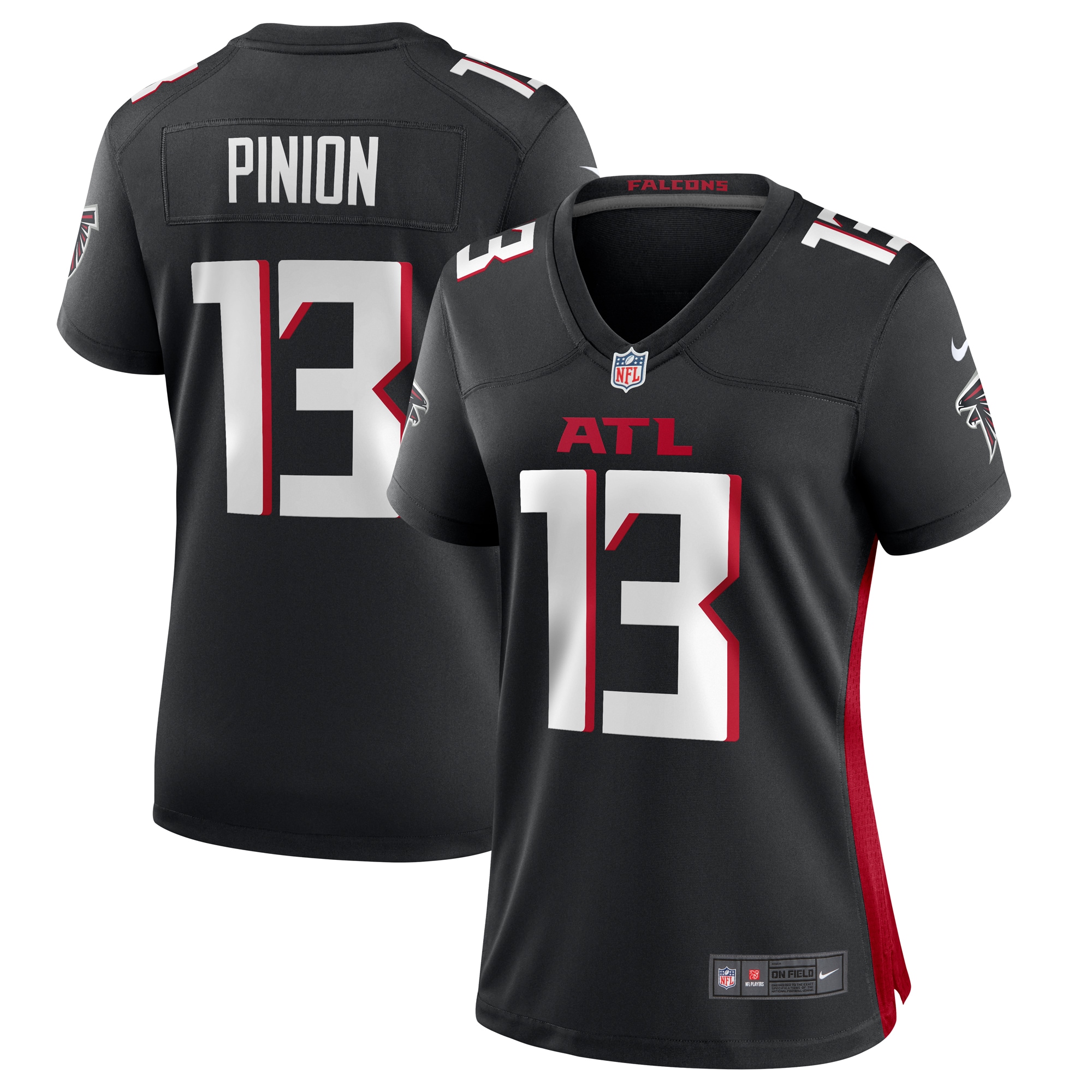 Women’s Atlanta Falcons Bradley Pinion Black Game Player Jersey