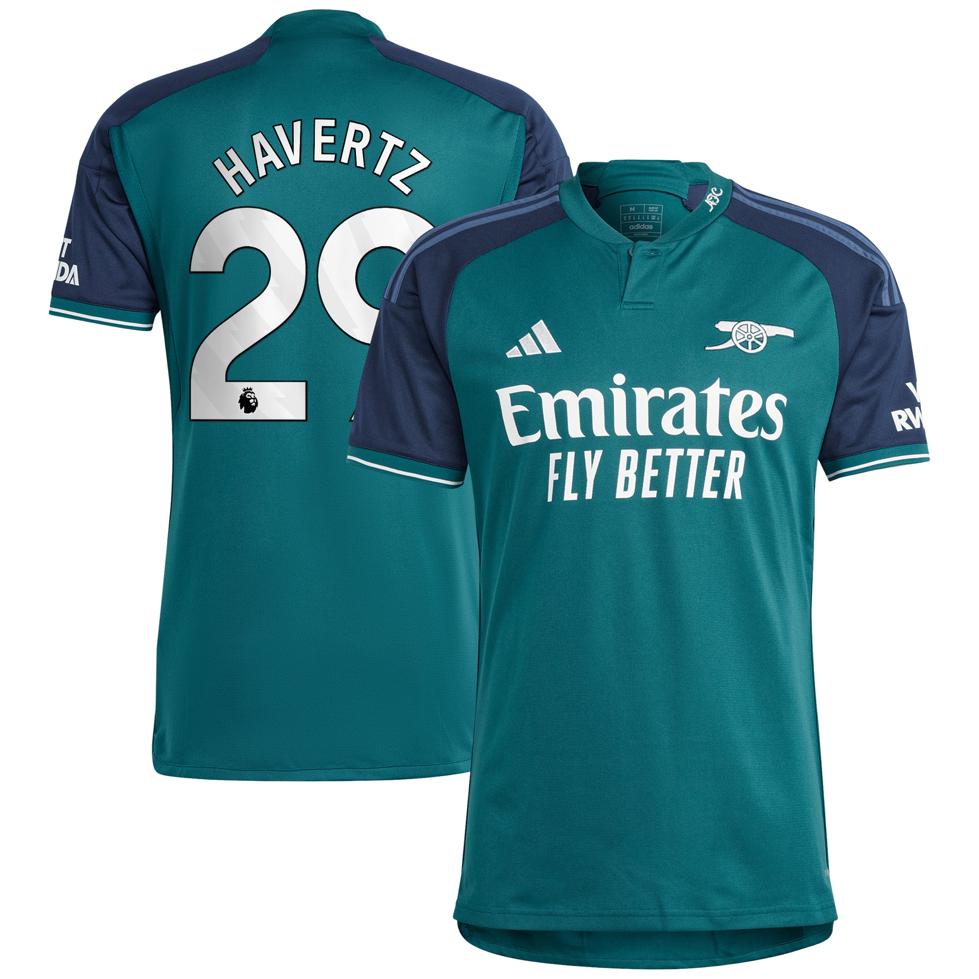 Kai Havertz Arsenal 2023/24 Third Replica Player Jersey – Green