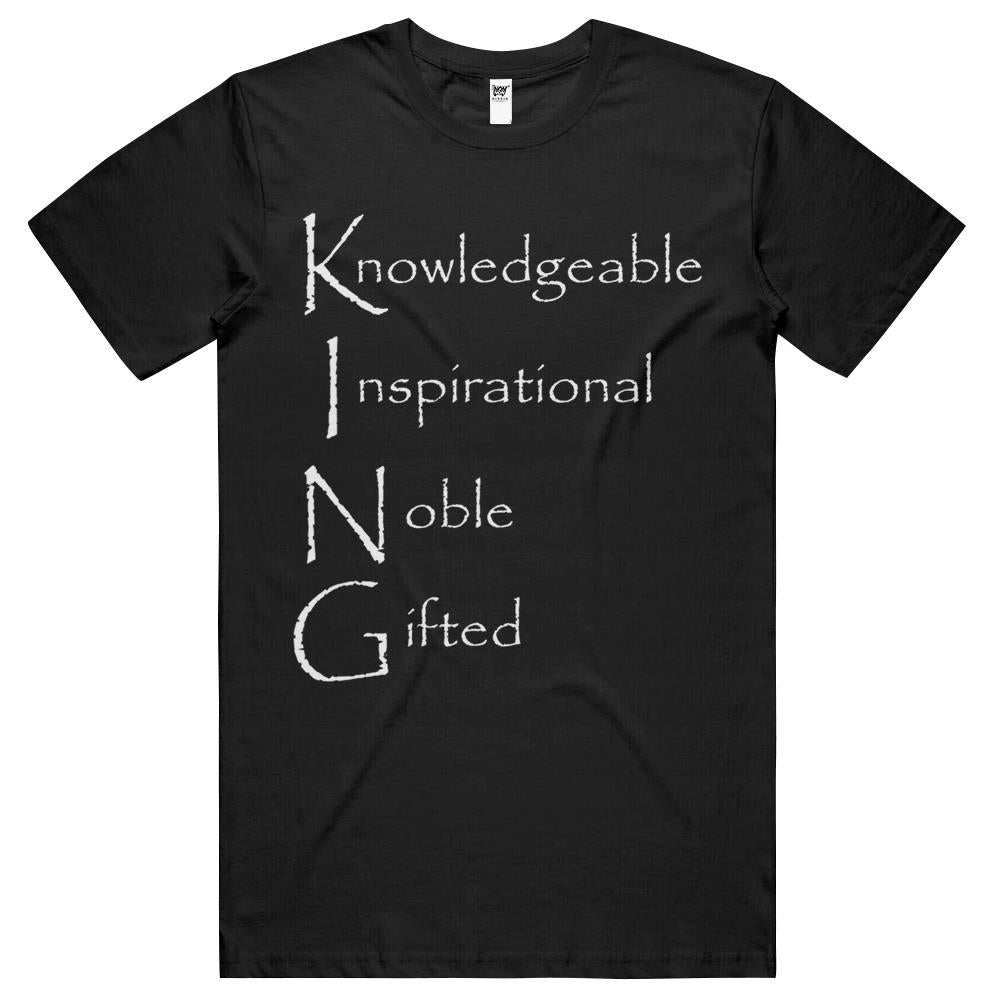 King Knowledgeable Inspirational Noble Gifted T Shirts