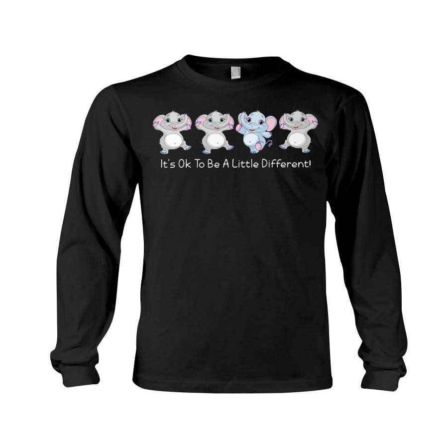 Is’t Ok To Be A Little Different For Elephant Lovers Unisex Long Sleeve