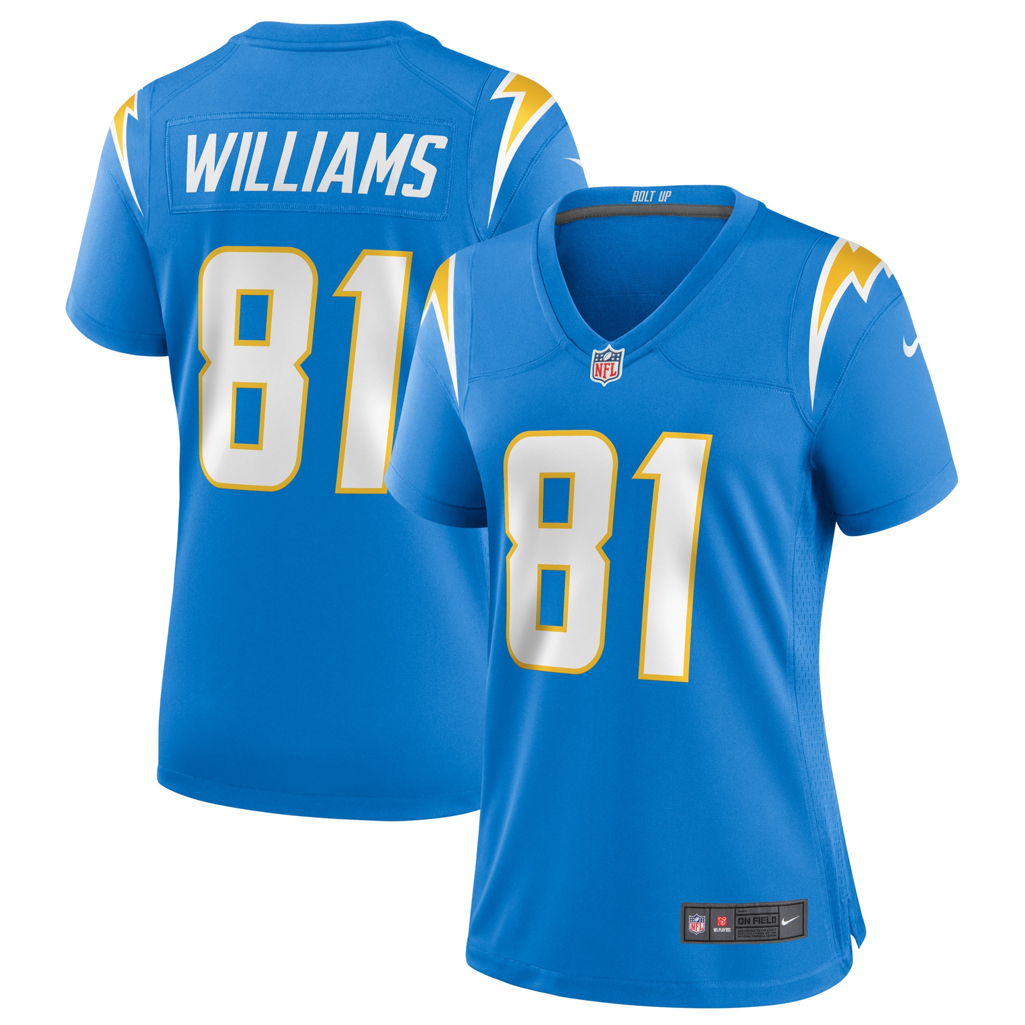 Women’s Los Angeles Chargers Mike Williams Powder Blue Game Jersey