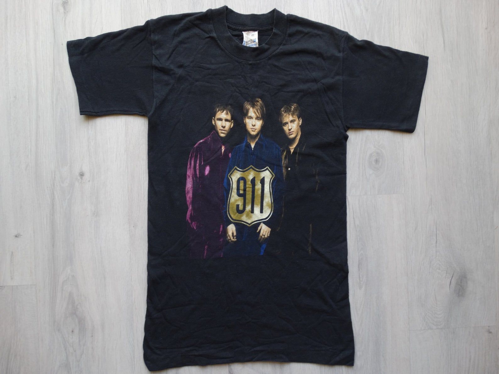 Vintage 911 Boy Band 90s T-shirt//dance/pop Teen / S Christina Aguilera Shakira/backstreet /britney Spears/jay-z/nsync/westlife/