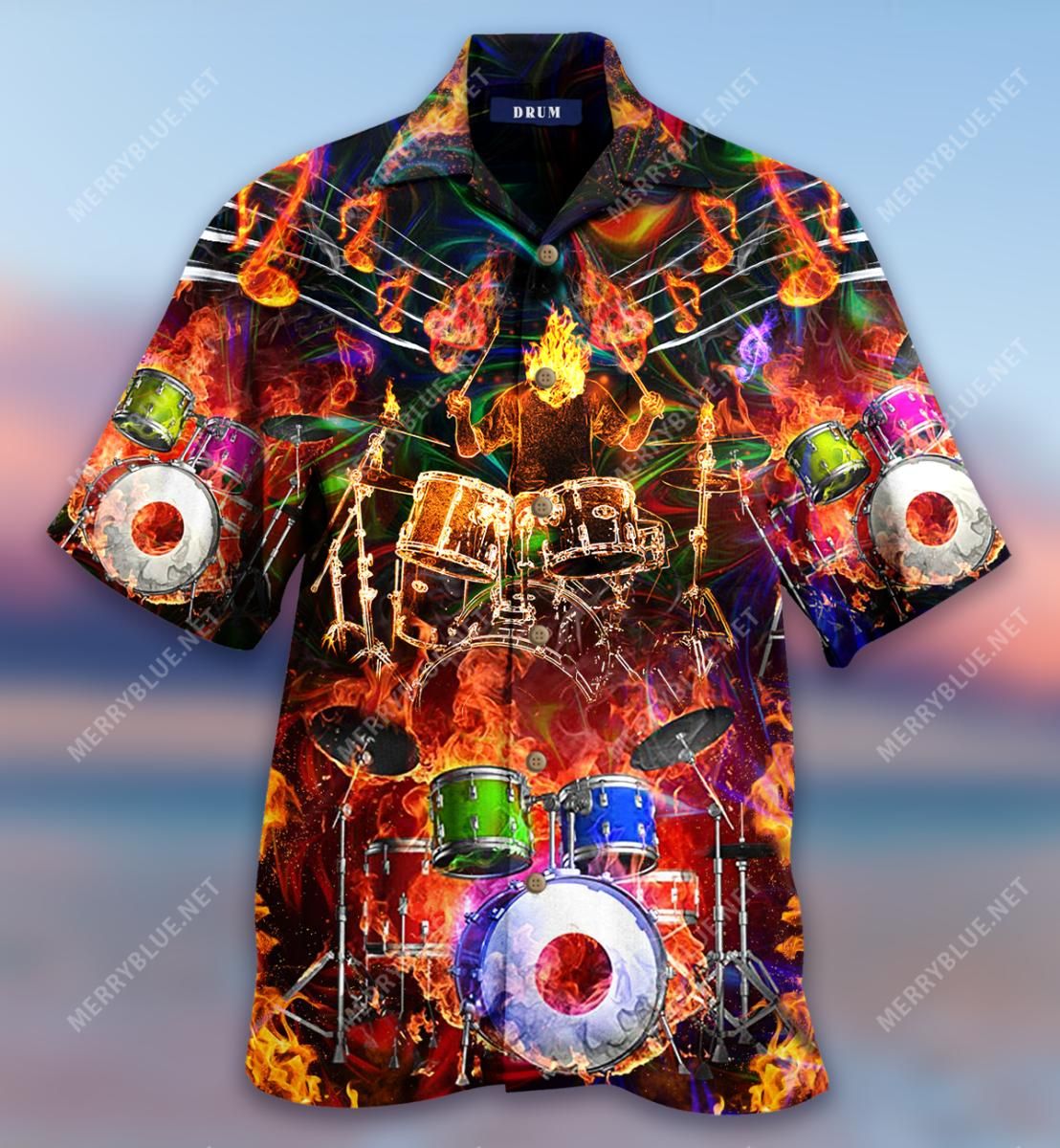 Where Words Fail Music Speaks Drummer Aloha Hawaiian Shirt Colorful Short Sleeve Summer Beach Casual Shirt For Men And Women