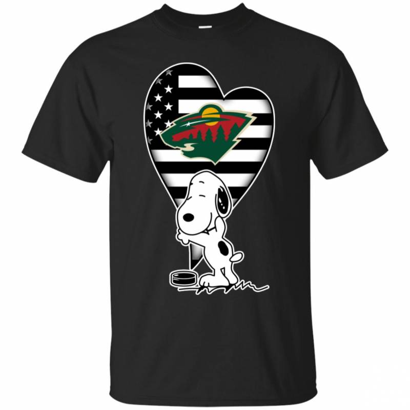 Minnesota Wild Snoopy In My Heart Shirts