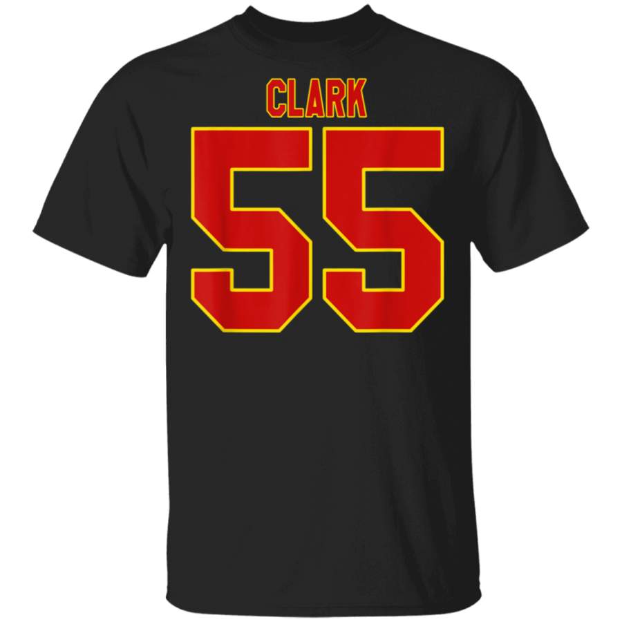 Clark 55  Kansas City Football TShirt