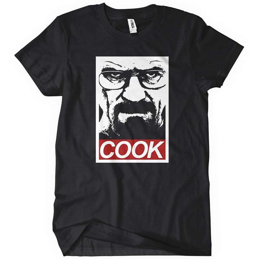 COOK T Shirt Men Tee Walter White Laboratories Breaking Pinkman Bad AMC Heisenberg Shirt