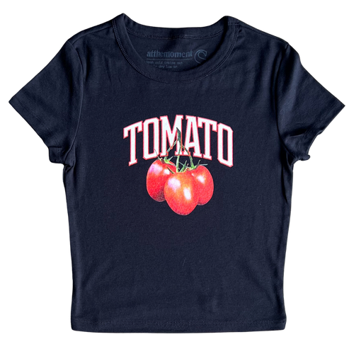 Three Tomatoes Women   s Baby Rib Ladies Tee Shirt Outfit  For Men  For Women