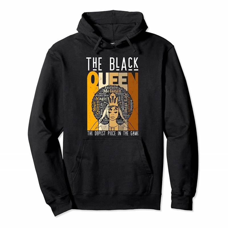 Melanin The Black Queen The Dopest Piece In The Game Pullover Hoodie, T-Shirt, Sweatshirt, Tank Top, Racerback, Dolman