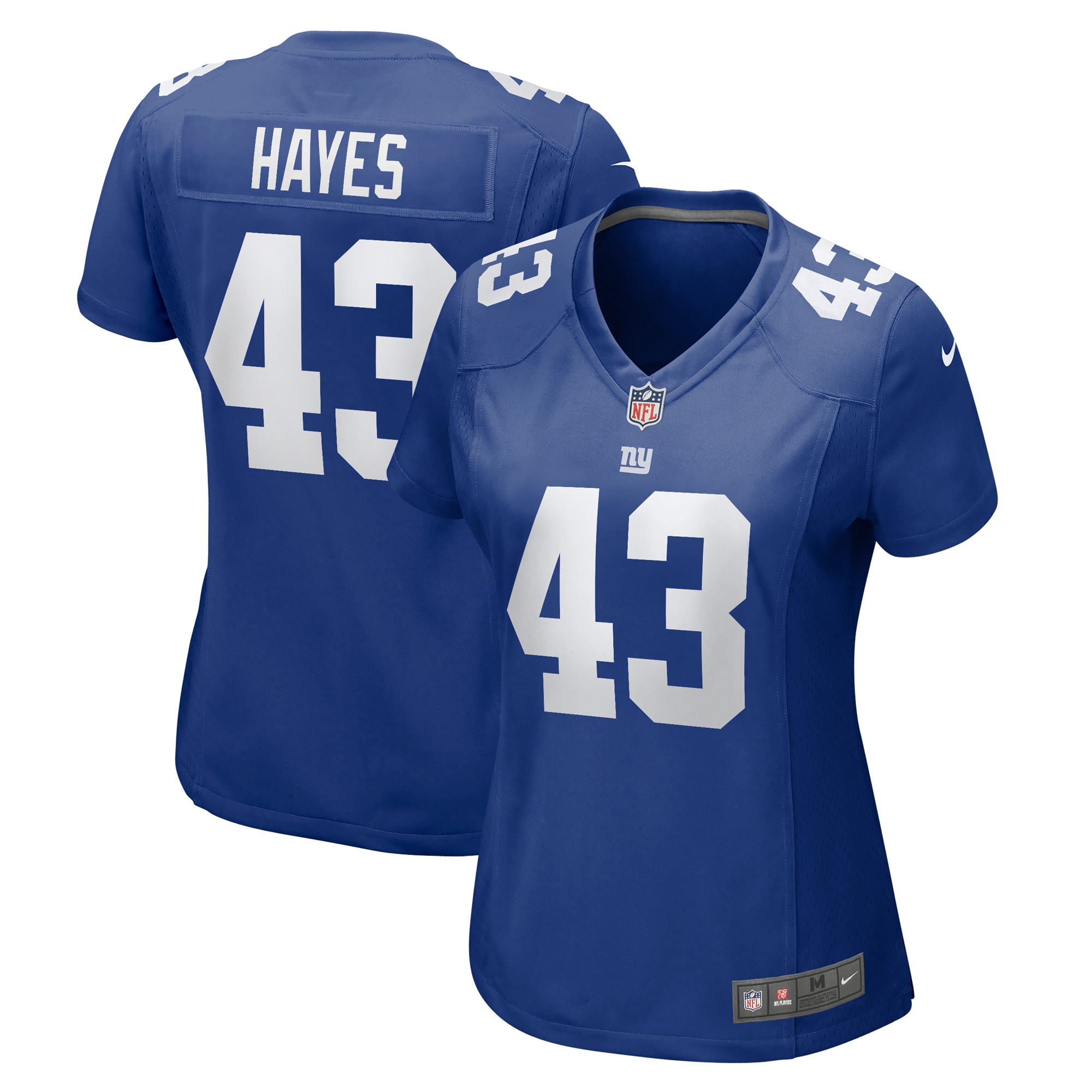 Women’s New York Giants Kaleb Hayes  Royal Team Game Jersey