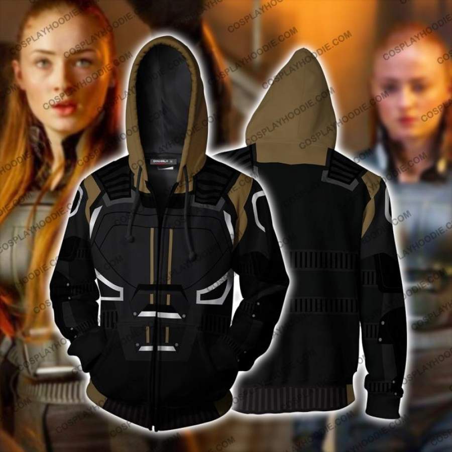 X-men Dark Phoenix – Jean Grey Hoodie Cosplay Jacket Zip Up