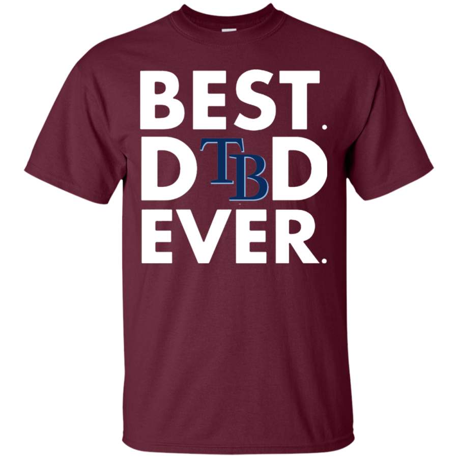 AGR Cover your body with amazing Father’s Day Tampa Bay Rays Best Dad Ever Shirt-Father’s Day Shirt