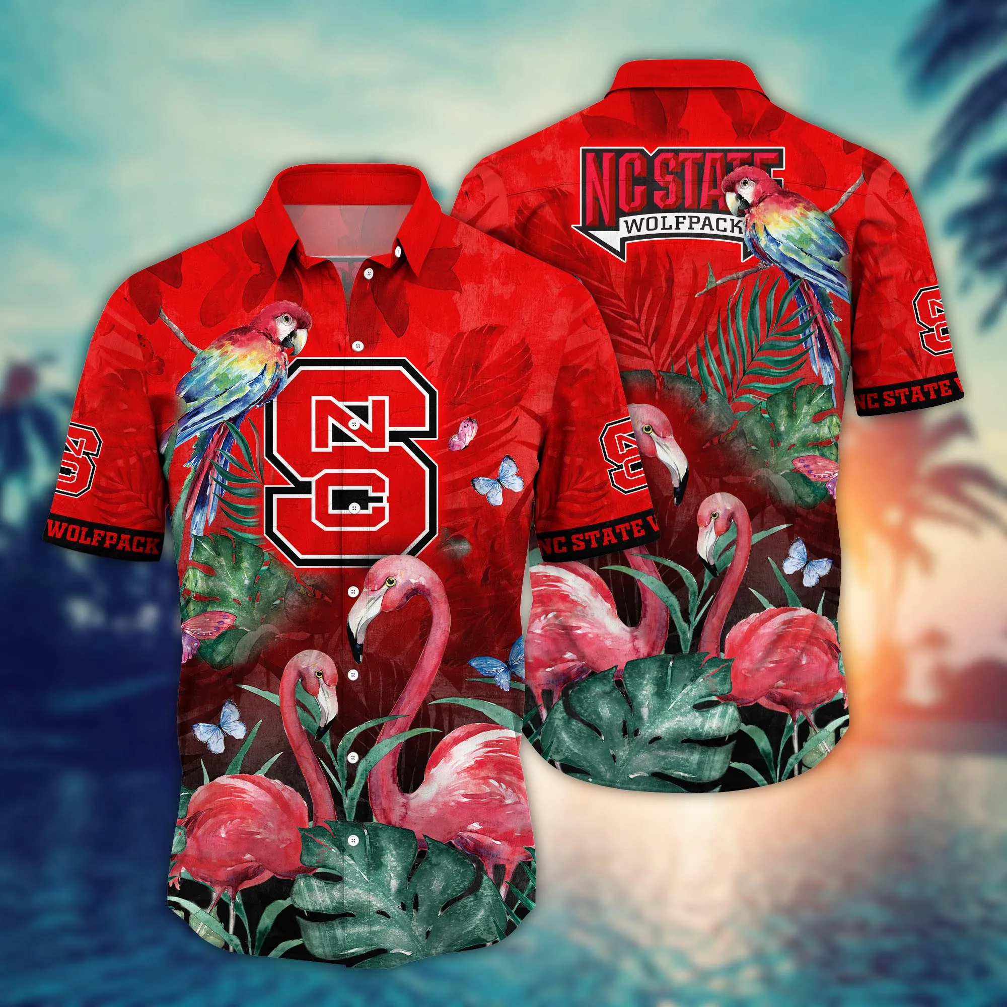 Nc State Wolfpack NCCA Hawaiian Shirt Pool Parties Aloha Shirt