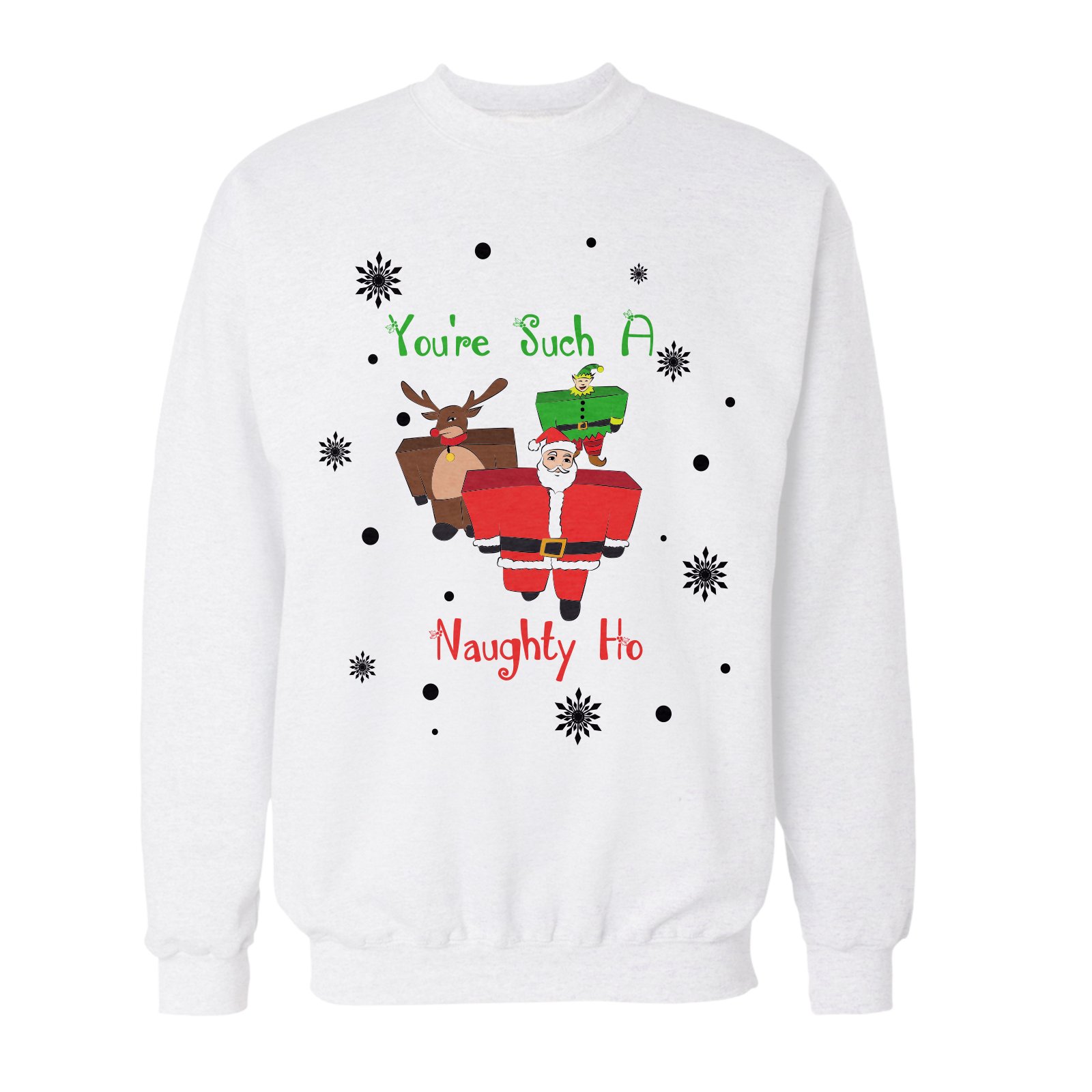 You’Re Such A Naughty Ho Christmas Sweater Holiday Party Outfit Ugly Christmas Sweater