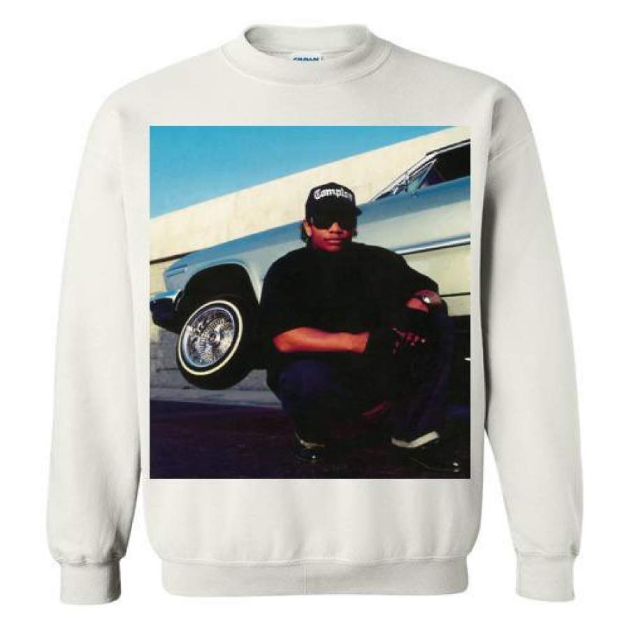 Eazy E Nwa Ruthless Records Eazy E Gangster Rap Hip Hop V5a Gildan Crewneck Sweatshirt 