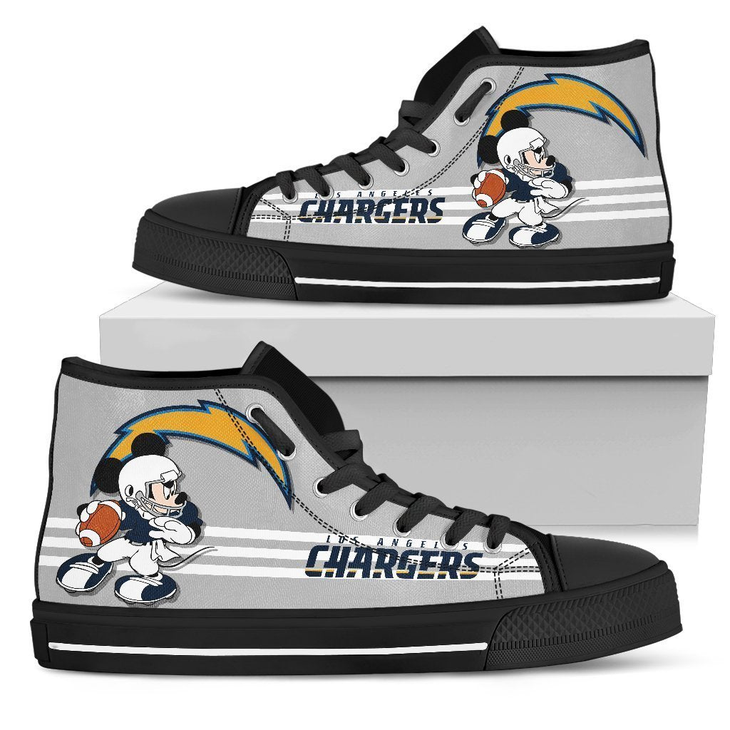 Los Angeles Chargers Sneakers High Top Shoes Fan Gift Pt19