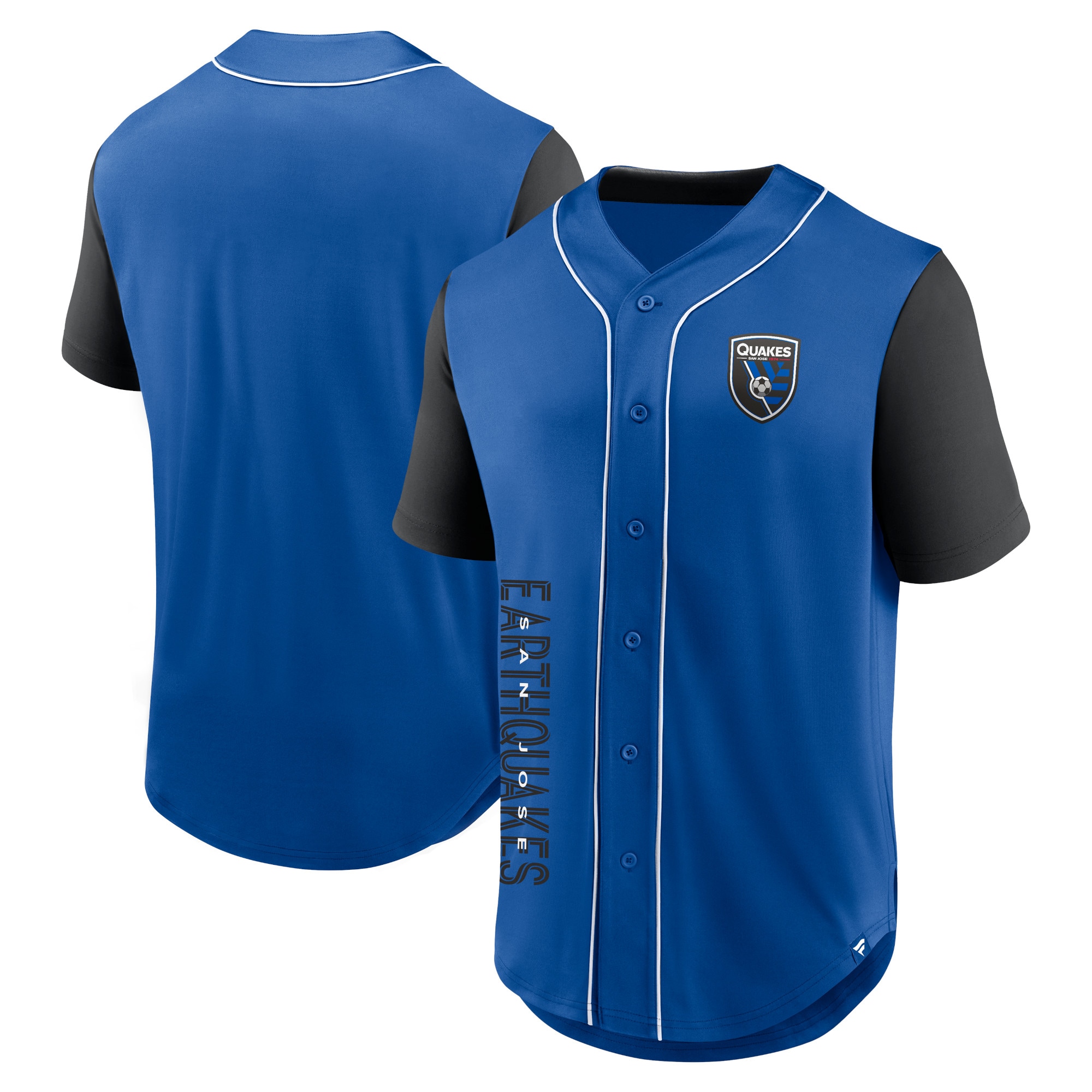 San Jose Earthquakes Branded Balance Fashion Baseball Jersey – Royal