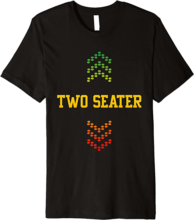 Two Seater Juneteenth Flag June 19 Black African Women Joke Premium T-Shirt